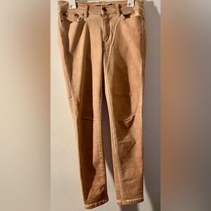 Lauren Ralph Lauren Beige Stretch Jeans Size:6 Super Strech Comfortable Cute